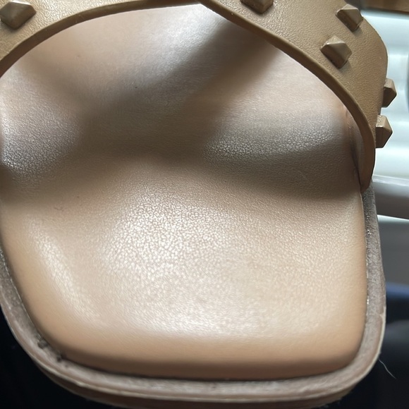 A New Day beige studded slides Size 11 - Picture 4 of 5